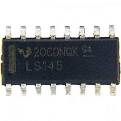CI LS145 decodificador SOIC16 SMD (Kit 3x unidades)