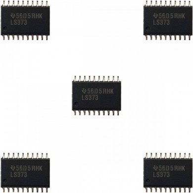 SN74LS373DWR-KIT5 CI flip-flop LS373 8CH SOIC20 SMD (Kit 5x unidades)