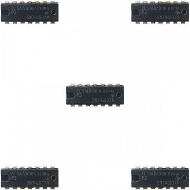 SN74LS37N-KIT5 Porta logica SN74LS37N PDIP14 PTH (Kit 5x unidades)