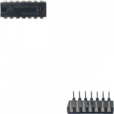 Porta logica SN74LS37N PDIP14 PTH (Kit 5x unidades)