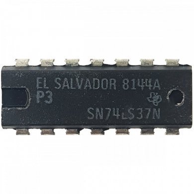 Porta logica SN74LS37N PDIP14 PTH (Kit 5x unidades)