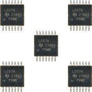 5x Ci SN74LVC07A LC07A Buffer Hex 6 entradas TSSOP-14 marcação no componente: LC07A