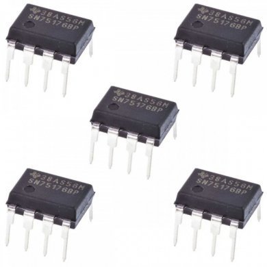SN75176BP CI de Interface RS422 e RS485 DIP8 (kit com 5 und)