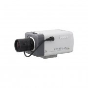 Camera Color SONY IPELA Network 1/4 CS-M Detecção de movimento, gravação de Pré-/pós-alarme, Iluminação mínima