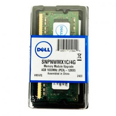 SNPNWMX1C/4G DELL Memoria 4GB DDR3L 1600Mhz 1.35V