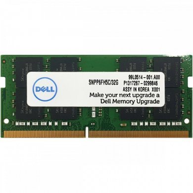 SNPP6FH5C/32G Dell memoria 32GB DDR4 3200MHz SODIMM 1.2V