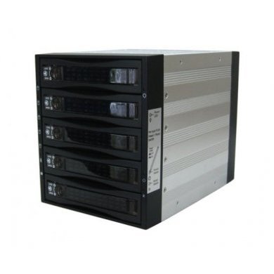 SNT-3051SS Sunnytek Backplane Enclosure Athena Power 5 Baias