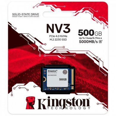 Kingston SSD NV3 500GB M.2 2230 Mini NVMe PCIE 4.0