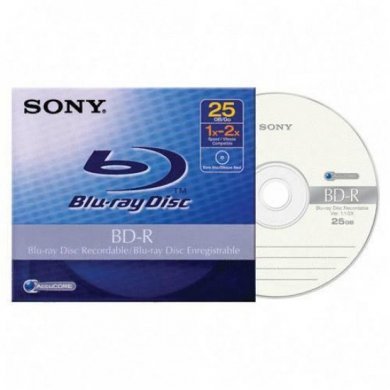SONBNR25AHE Mídia BLU-RAY BD-R SONY Gravável 25GB