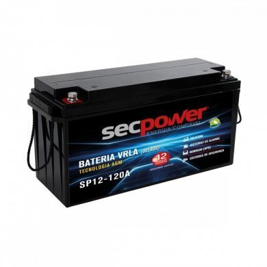 SP12-120 SecPower Bateria Selada 12V 120Ah