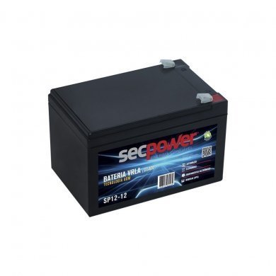 SP12-12 SecPower Bateria Estacionária Selada 12V 12A