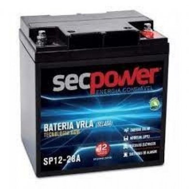 SP12-28 SECPOWER Bateria  VRLA 12V 28AH