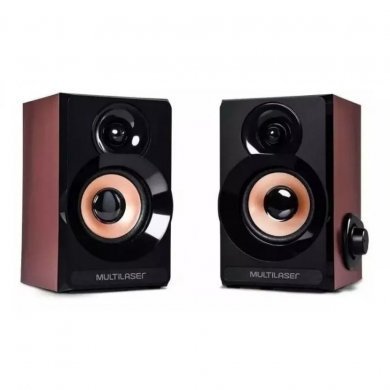 SP261 Multilaser Caixa de Som Shadow 2.0 USB 6W RMS