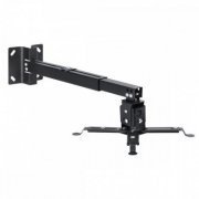 Suporte para projetor de teto e parede universal preto suporta até 15kg