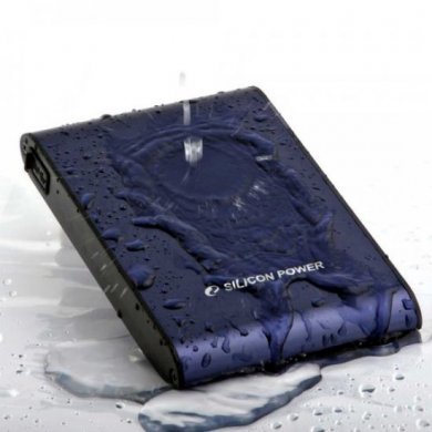 HD Externo Silicon Power USB 3.0 Armor A80 Blue 640GB 2.5 Polegad