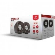 C3 Tech caixa de som USB 2.0 3W cor preto 