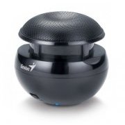 Caixa de Som Genius SP-i160 Preto 2W RMS 80dB USB com bateria de lithium integrada Você pode ouvir música em q