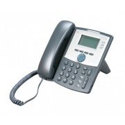 Telefone Cisco Systens IP Phone SPA 303 Tela de LCD 3 Linhas 2 Portas Ethernet 10/100 Três vias para chamadas 