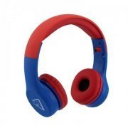 ELG headphone infantil Spider P2 azul e vermelho com limitador de volume 85dB