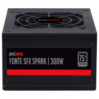 PCYES Fonte Slim SFX 300W Spark PFC 75%
