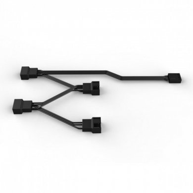 PCYES CABO SPLITTER ADAPTADOR FANS PWM 1/4 SAÍDAS