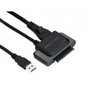 Adaptador SATA para USB 3.0 Welland Interface: SuperSpeed USB 3.0, Transfer Rate: up to 5Gbps