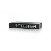 Switch Cisco não Gerenciável SF 100-24 24 portas 10/100 RJ-45, Half ou Full-Duplex, até 200Mbps em modo Full-Duplex