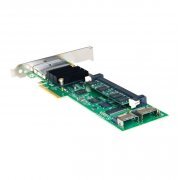 Controladora Intel 8 Canais SAS/SATA 300 PCI-E x8 Low Profile 512MB Cache 2x SFF-8087, RAID 0, 1, 5, 6, 10, 50