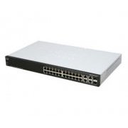 Cisco Switch Gerenciável SG300 Layer 2 24x Gigabit + 2x Combo mini-Gbic/RJ45 Gigabit