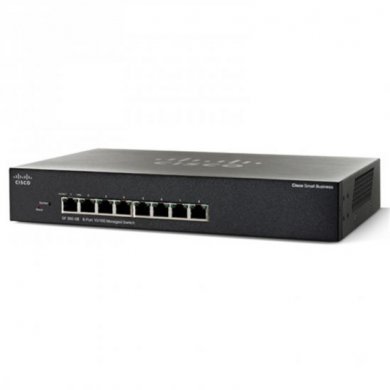 SRW208-K9-NA Switch Cisco Gerenciável SF300 8 portas