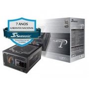 Fonte Seasonic Platinum 1000W Reais 80 Plus PFC Ativo Fan Híbrido Modular
