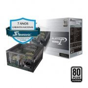Fonte Seasonic Fanless 460W Reais 80 Plus Bronze PFC Ativo Eficiência 92%
