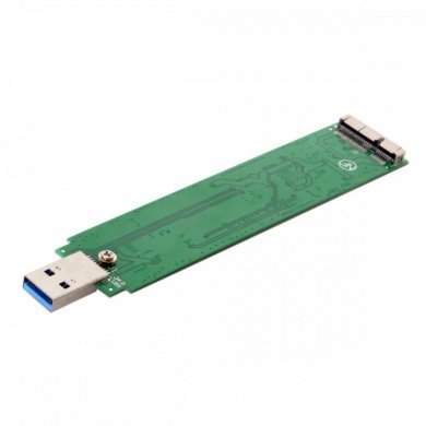 SSD717-USB Case Adaptador SSD 7+17 Pinos para USB 3.0