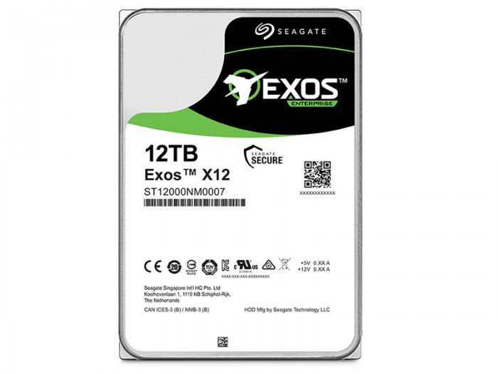 ST12000NM0027 Seagate Exos X12 HD 12Tb SAS 12Gbs 7.2K 3.5in