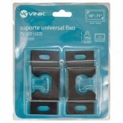 Vinik Suporte Universal Fixo Para TV LED/LCD Cor Preto, para TVs 10 a 70 Polegadas