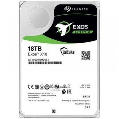 ST18000NM005J Seagate HD 18TB Exos X18 SAS 12G 7.2K 3.5in SED