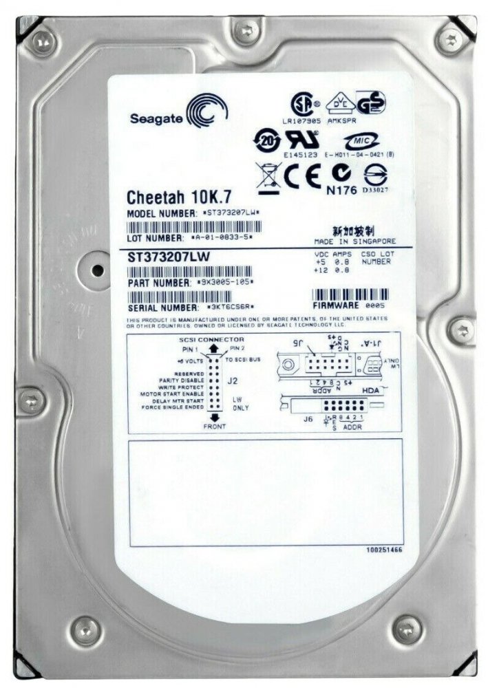 ST373207LW HD SCSI Seagate Cheetah 73.4GB U320 10K