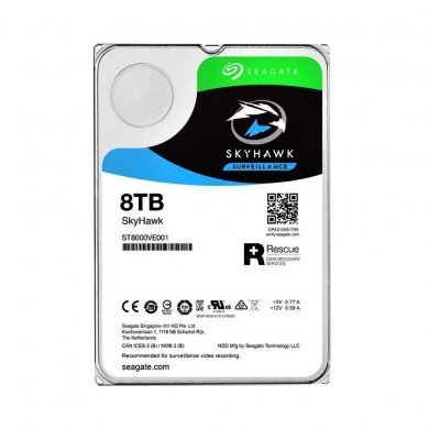 ST8000VE001 Seagate HD 8TB Skyhawk AI SATA 3 7200RPM 3.5 pol