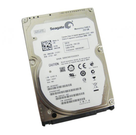 【中古】「非常に良い」Seagate ST9250315AS Momentus 5400.6 250 GB 2.5 inch Hard Drive - SATA - 5400 rpm - 8 MB Buffer - Hot Swappable - Plug-i ST9250315AS HD SATAII 250GB Seagate para Notebook
