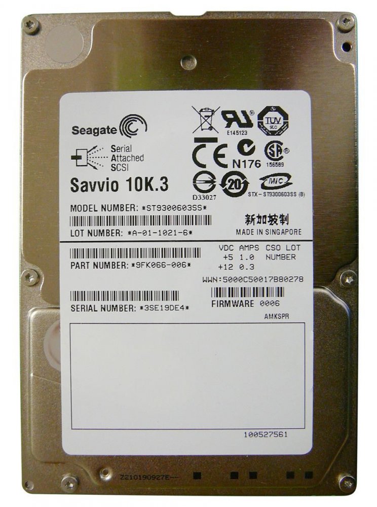 ST9300603SS Seagate HD SAS Savvio 300GB 10K 2.5 Pol.