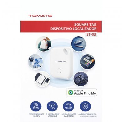 ST-03 Tomate localizador Inteligente Round Tag quadrado