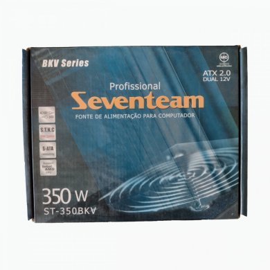 ST-350BKV Seventeam fonte de alimentação ATX 350W