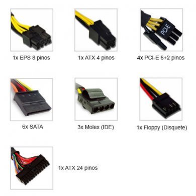 ST-850Z-AF Fonte Modular Seventeam 850W Reais