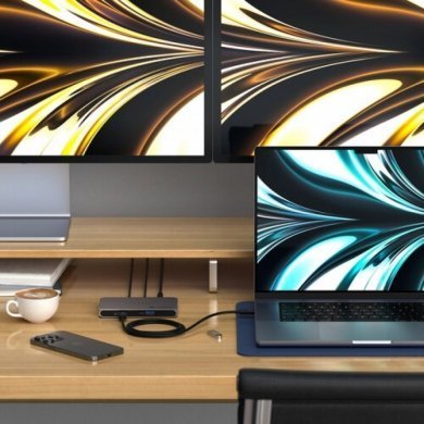 ST-T4SHM Satechi Hub USB-C Thunderbolt 4 Slim 5 em 1 40Gpbs