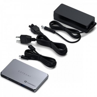 ST-T4SHM Satechi Hub USB-C Thunderbolt 4 Slim 5 em 1 40Gpbs