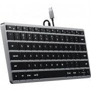Satechi Slim W1 Wired Backlit Keyboard (Space Gray) 