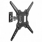 Suporte de Parede Articulado TV/Monitor 23/55 Pol. Inclinável e articulado, suporta até 30Kg