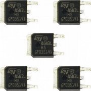 5x Transistor 85N3L N-channel 30V 80A DPAK kit com 5 unidades
