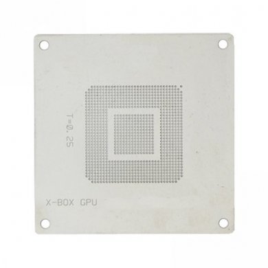 Stencil90x90-Xbox360-GPU Stencil 90x90mm para Rebaling GPU XBOX360, Ball 0.6, PN: Stencil9
