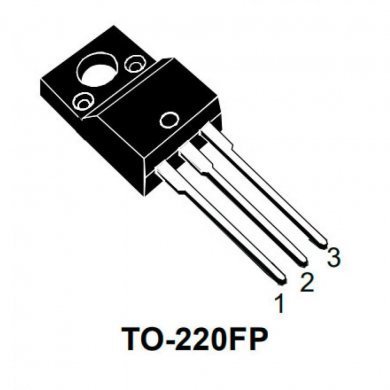 STGF14NC60KD Transistor IGBT PowerMESH 600V 11A 28W TO220 3Pins